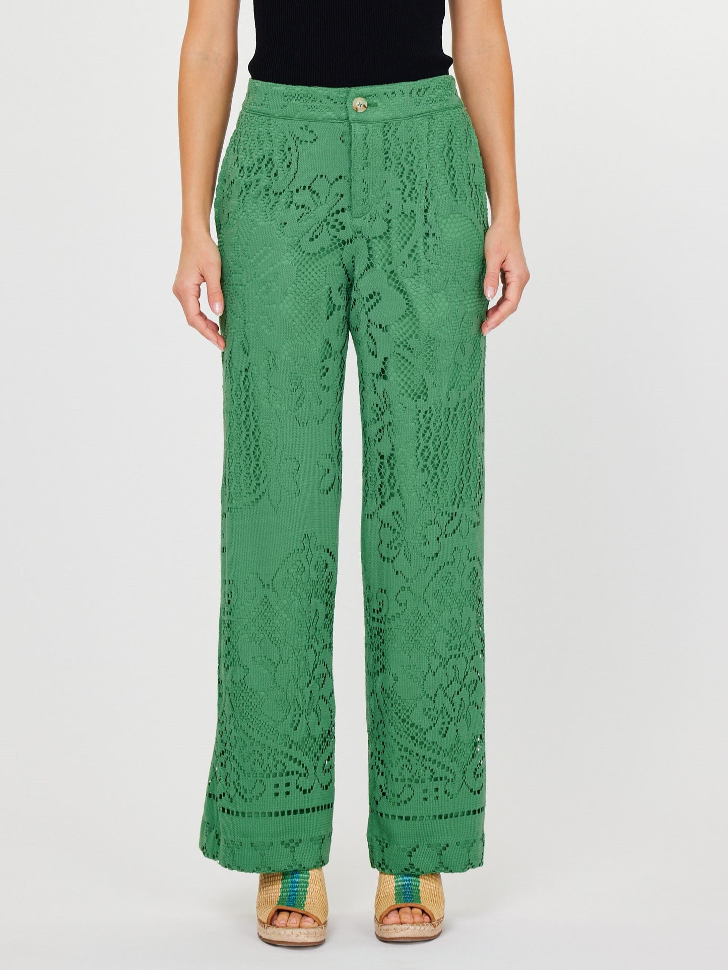 Aliya Wide Leg Lined Pants