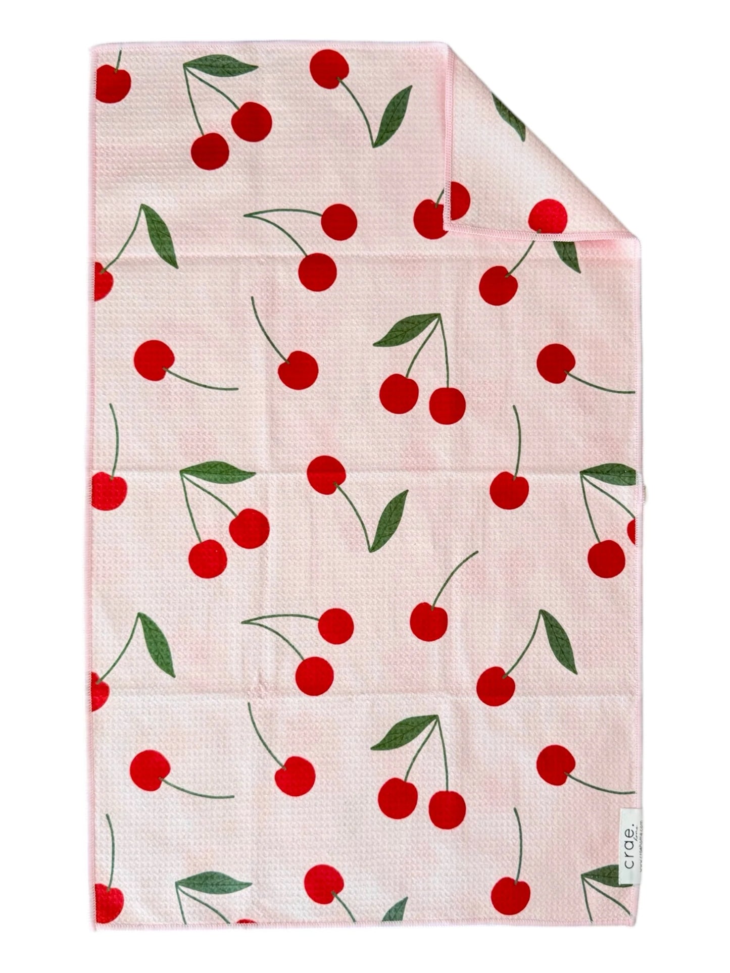 Put a Cherry On it - Double Sided Hand Towel