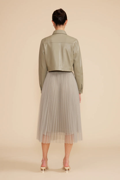 Gail Pleated Tulle Skirt