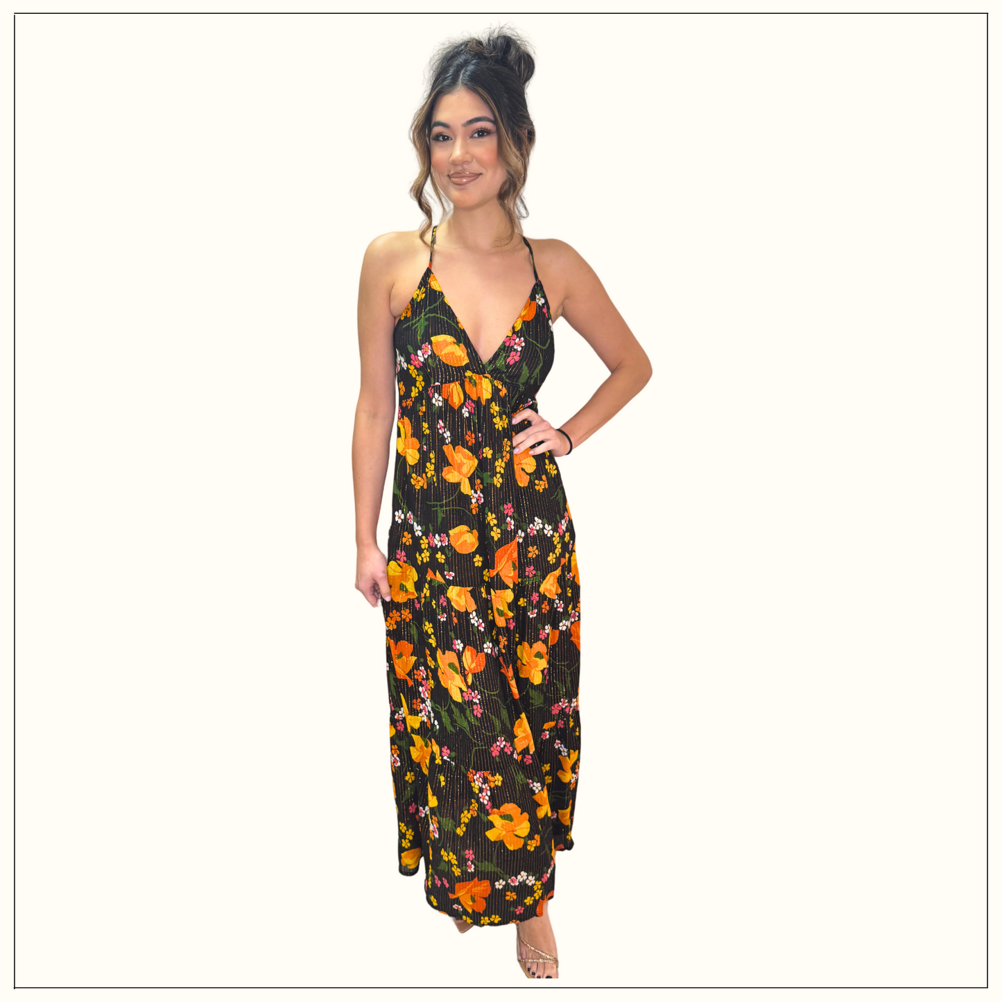 Petra Floral Maxi Dress