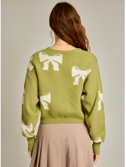 Doreen Ribbon Printed Sweater