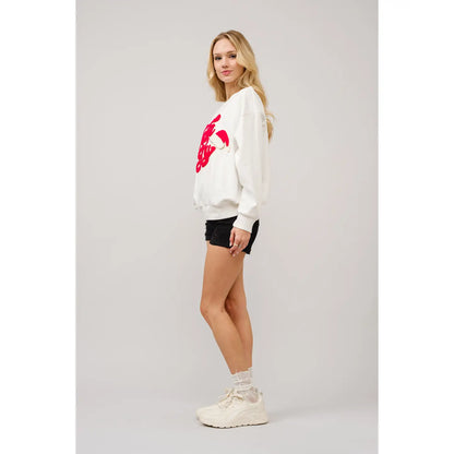 Marissa Santa Baby Emb. Sweatshirt