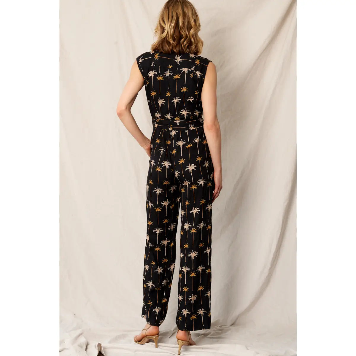 Taylor Printed Cap Sleeve Jumpsuit